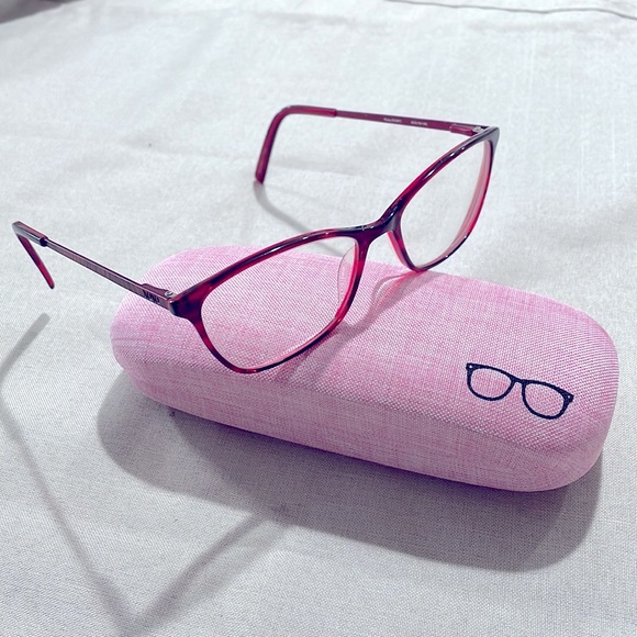 XOXO Accessories Xoxo Bali Ruby Red Womens Rxready Eyeglasses